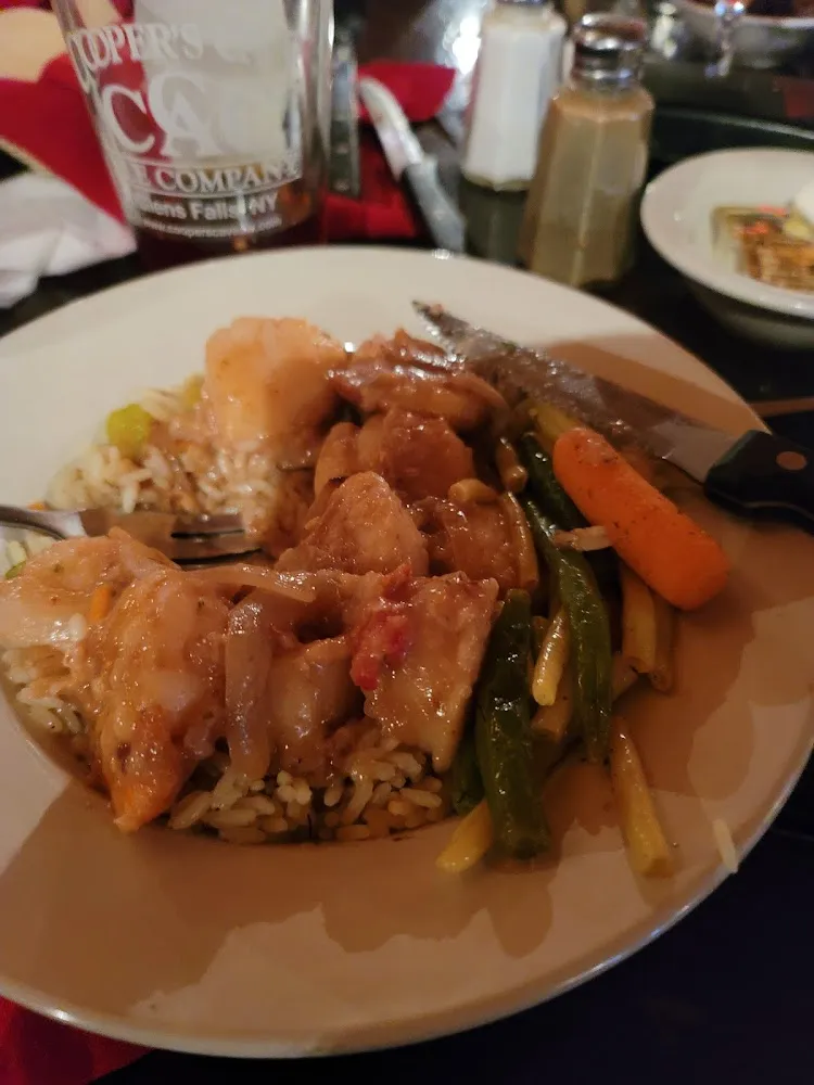 Shrimp and Scallops with Garlic Sauce